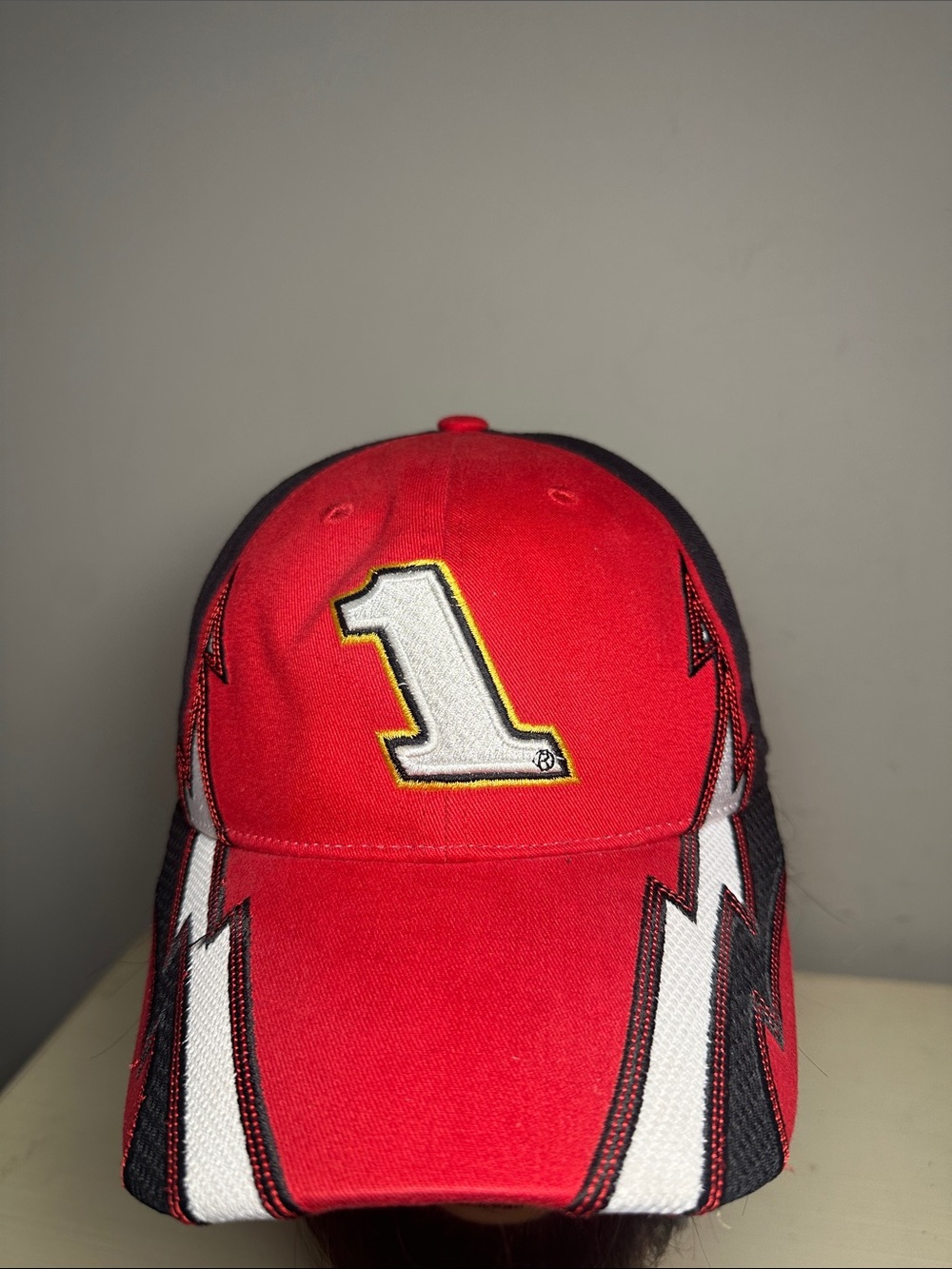 NASCAR Martin Truex Jr. Red Number 1 Baseball Hat
